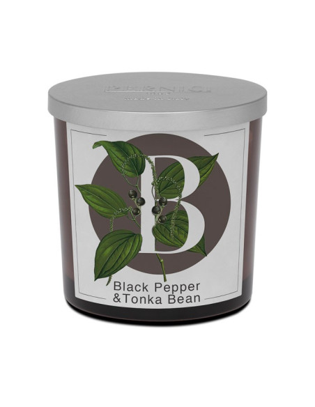 Black Pepper & Tonka Bean scented candle | Elementi | Pernici