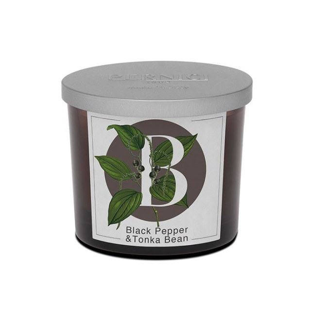 Black Pepper & Tonka Bean scented candle | Elementi | Pernici