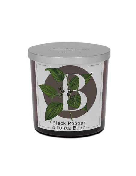 Black Pepper & Tonka Bean scented candle | Elementi | Pernici