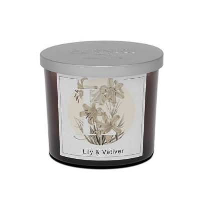Lily & Vetiver scented candle | Elementi | Pernici