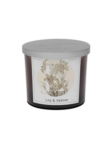 Lily & Vetiver scented candle | Elementi | Pernici