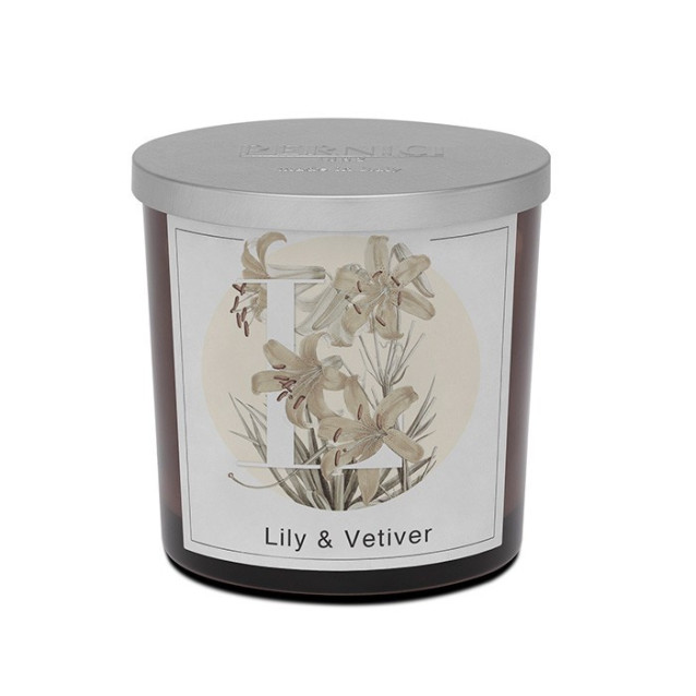 Lily & Vetiver scented candle | Elementi | Pernici