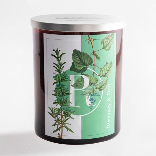 Rosemary & Mint scented candle | Elementi | Pernici