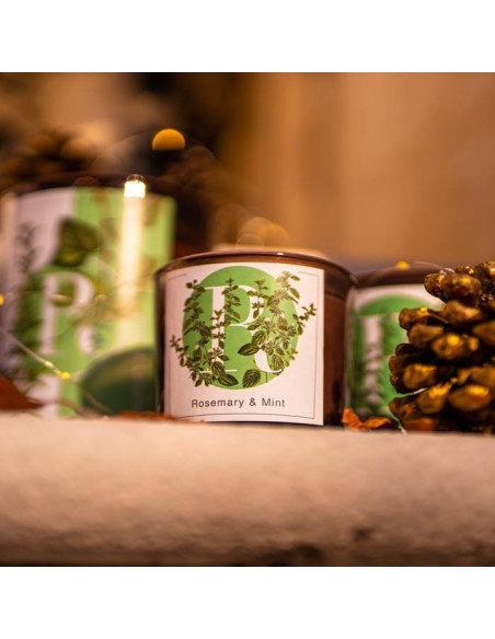 Rosemary & Mint scented candle | Elementi | Pernici