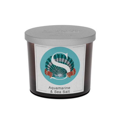 Acquamarine & Sea Salt scented candle | Elementi | Pernici