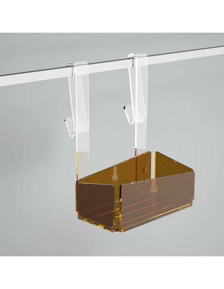 Single shelf for shower box | Plexiglass | 7 colors available