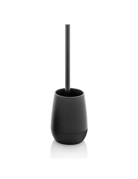 Ceramic toilet-brush holder with a grey rubber effect lining