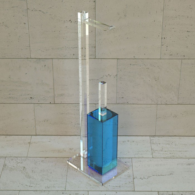 Freccia pedestal | Coloured plexiglass | Petrozzi