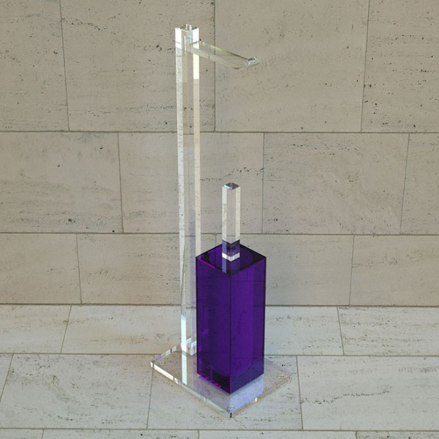Freccia pedestal | Coloured plexiglass | Petrozzi