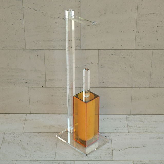 Freccia pedestal | Coloured plexiglass | Petrozzi