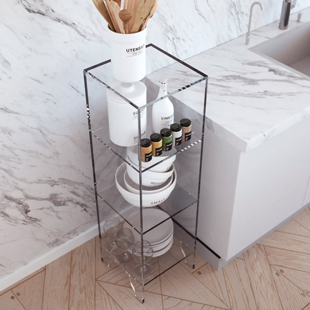 Credenza GLASSY in Plexiglass disponibile in 14 colori