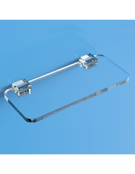 Mensola rettangolare in plexiglass | Trasparente | Cosmea