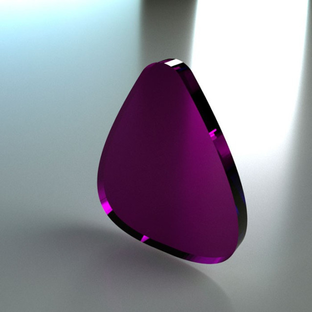 Freccia pedestal | Coloured plexiglass | Petrozzi