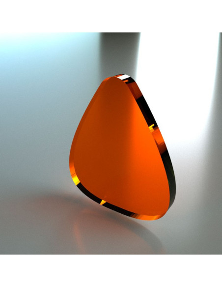 Freccia pedestal | Coloured plexiglass | Petrozzi