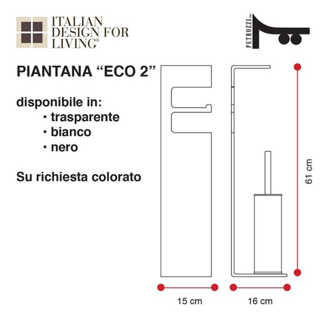 Freccia pedestal | Coloured plexiglass | Petrozzi