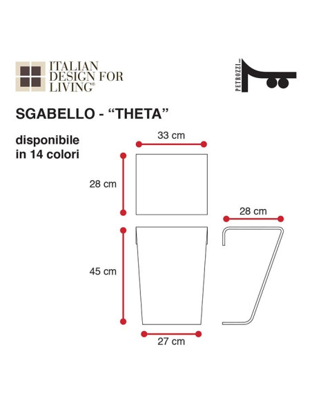 Stool | Plexiglass | 10 colors available | Comodo Collection