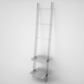 Scaletta in plexiglass con barre e vassoi | 12 Colori | Easy