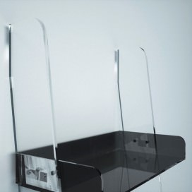 Scaletta Moby con 5 vassoi | Plexiglass | 14 colori disponibili | Petrozzi
