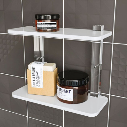 Shelf with sides | Plexiglass | 7 colors available