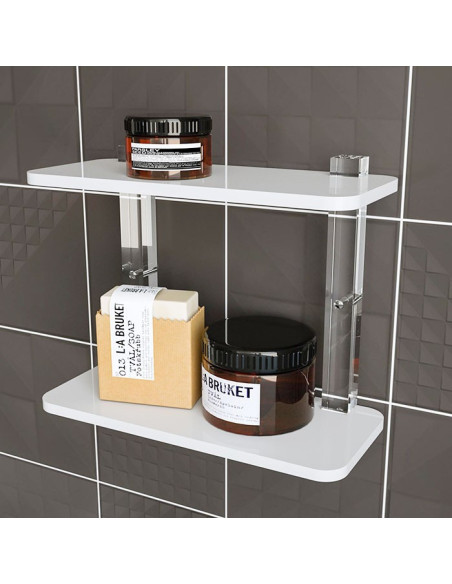 Shelf with sides | Plexiglass | 7 colors available