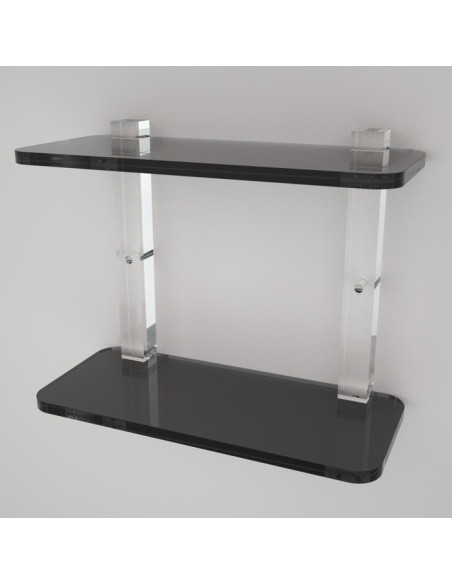 Shelf with sides | Plexiglass | 7 colors available