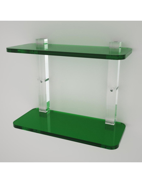 Shelf with sides | Plexiglass | 7 colors available