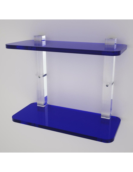 Shelf with sides | Plexiglass | 7 colors available