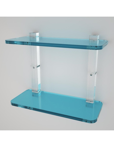 Shelf with sides | Plexiglass | 7 colors available