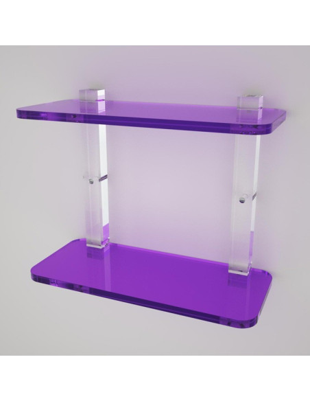 Shelf with sides | Plexiglass | 7 colors available
