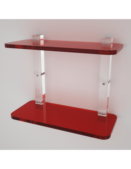Shelf with sides | Plexiglass | 7 colors available