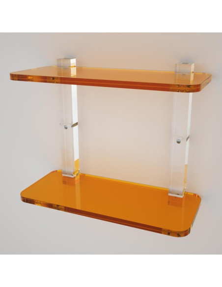 Shelf with sides | Plexiglass | 7 colors available