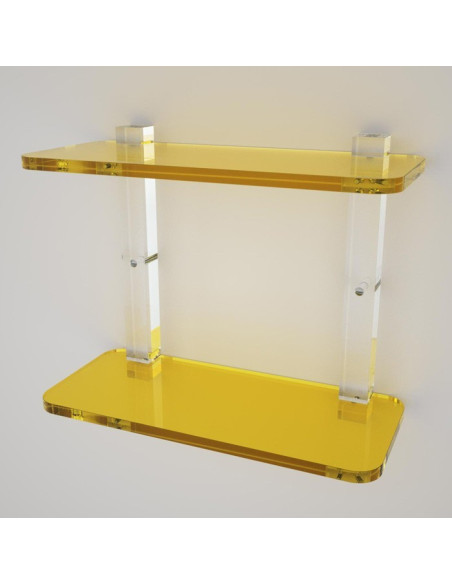 Shelf with sides | Plexiglass | 7 colors available