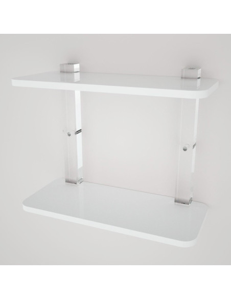 Shelf with sides | Plexiglass | 7 colors available