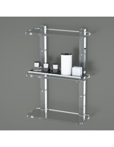 Shelf with sides | Plexiglass | 7 colors available