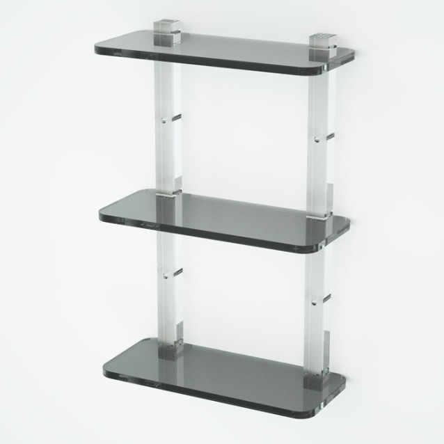 Shelf with sides | Plexiglass | 7 colors available