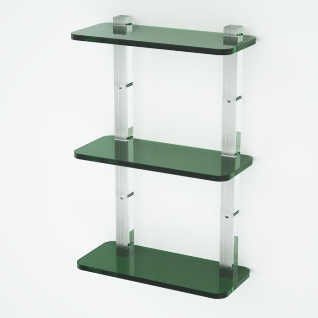 Shelf with sides | Plexiglass | 7 colors available
