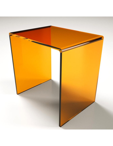 Sgabello a ponte in plexiglass | 10 colori