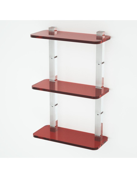 Shelf with sides | Plexiglass | 7 colors available