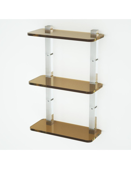 Shelf with sides | Plexiglass | 7 colors available