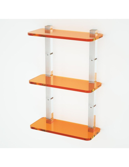 Shelf with sides | Plexiglass | 7 colors available