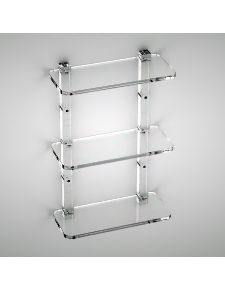 Shelf with sides | Plexiglass | 7 colors available