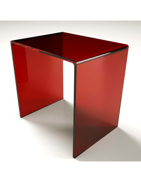 Sgabello a ponte in plexiglass | 10 colori
