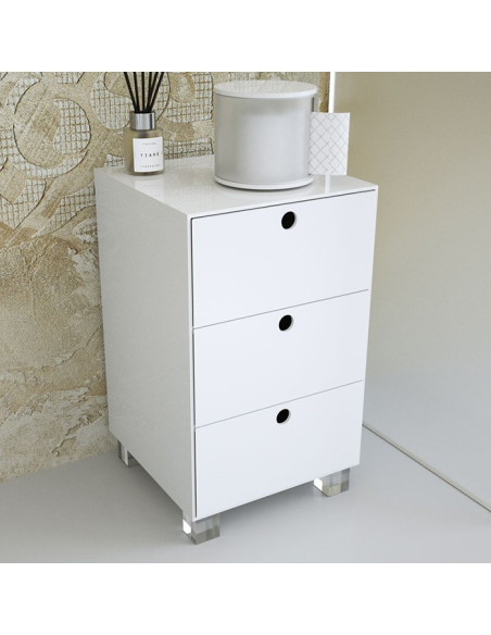 Square laundry basket | Plexiglass  | 11 colors available |  With or without wheels