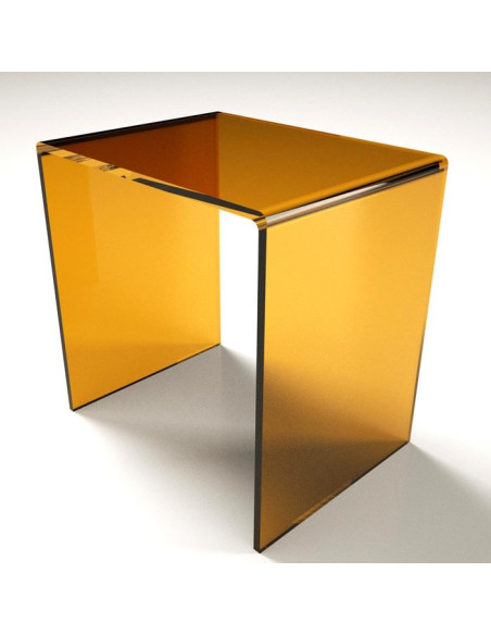 Sgabello a ponte in plexiglass | 10 colori