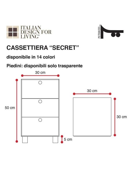 Square laundry basket | Plexiglass  | 11 colors available |  With or without wheels