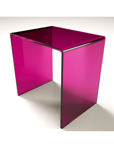 Sgabello a ponte in plexiglass | 10 colori