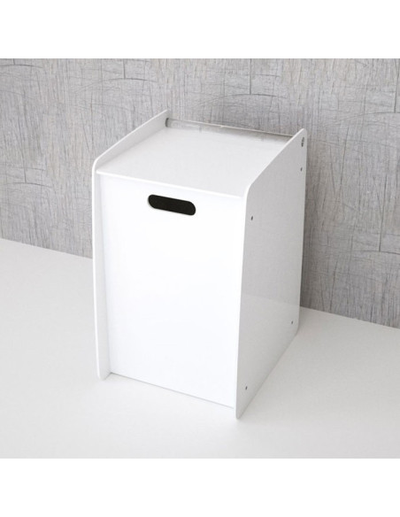 Portabiancheria rettangolare in Plexiglass | serie Laundry | Petrozzi
