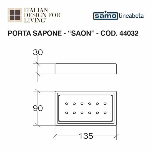 Mensola in melamina | Lineabeta | Saon