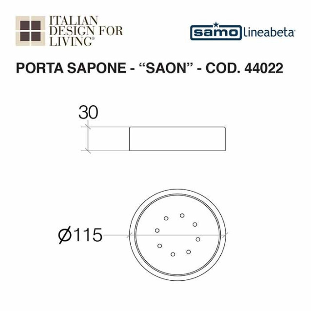 Mensola in melamina | Lineabeta | Saon