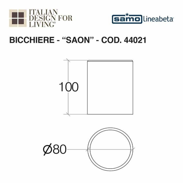 Mensola in melamina | Lineabeta | Saon